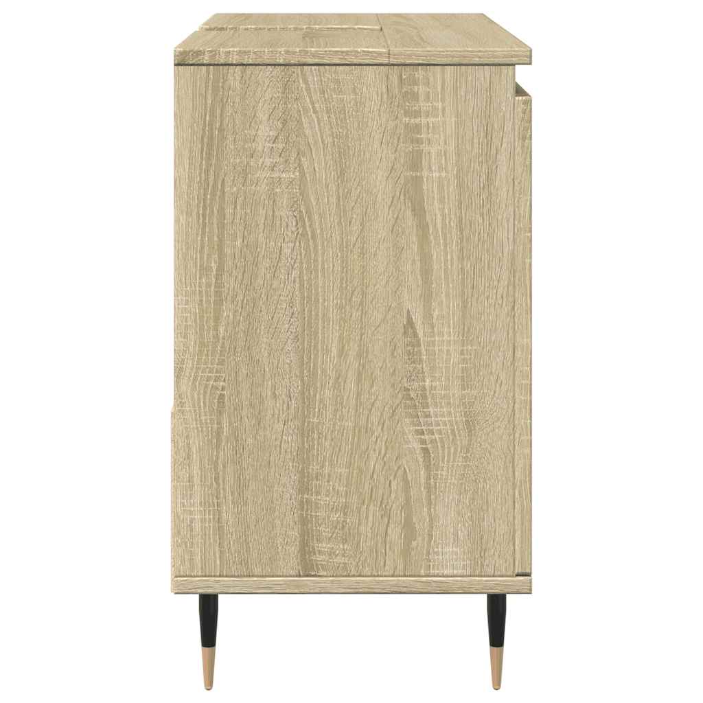 Mobile Lavabo da Bagno Rovere Sonoma 65x33x60 cm in Truciolato 849676