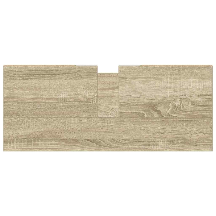 Mobile da Bagno Rovere Sonoma 80x33x60 cm in Legno Multistrato 849680