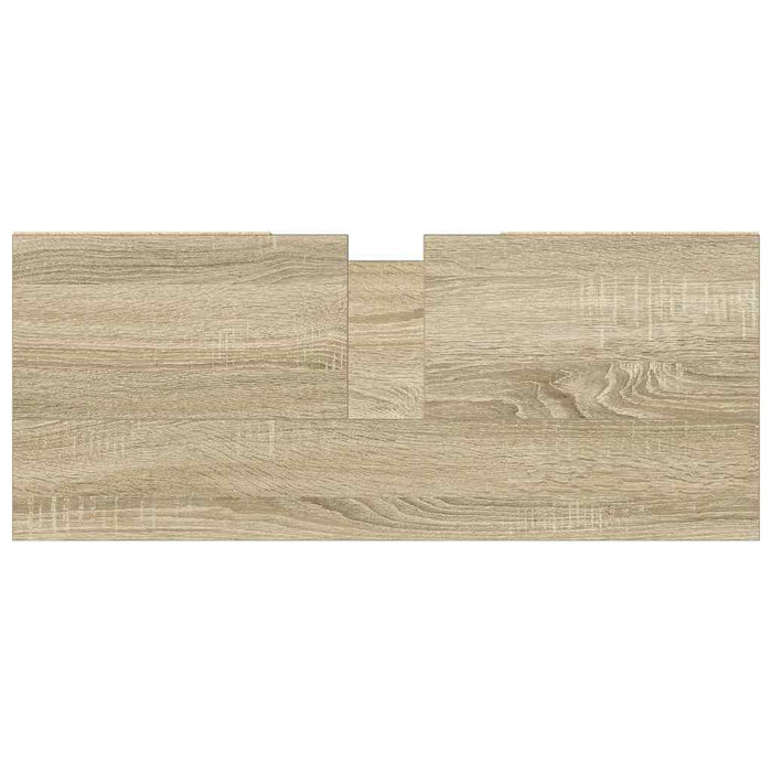Mobile da Bagno Rovere Sonoma 80x33x60 cm in Legno Multistrato 849681