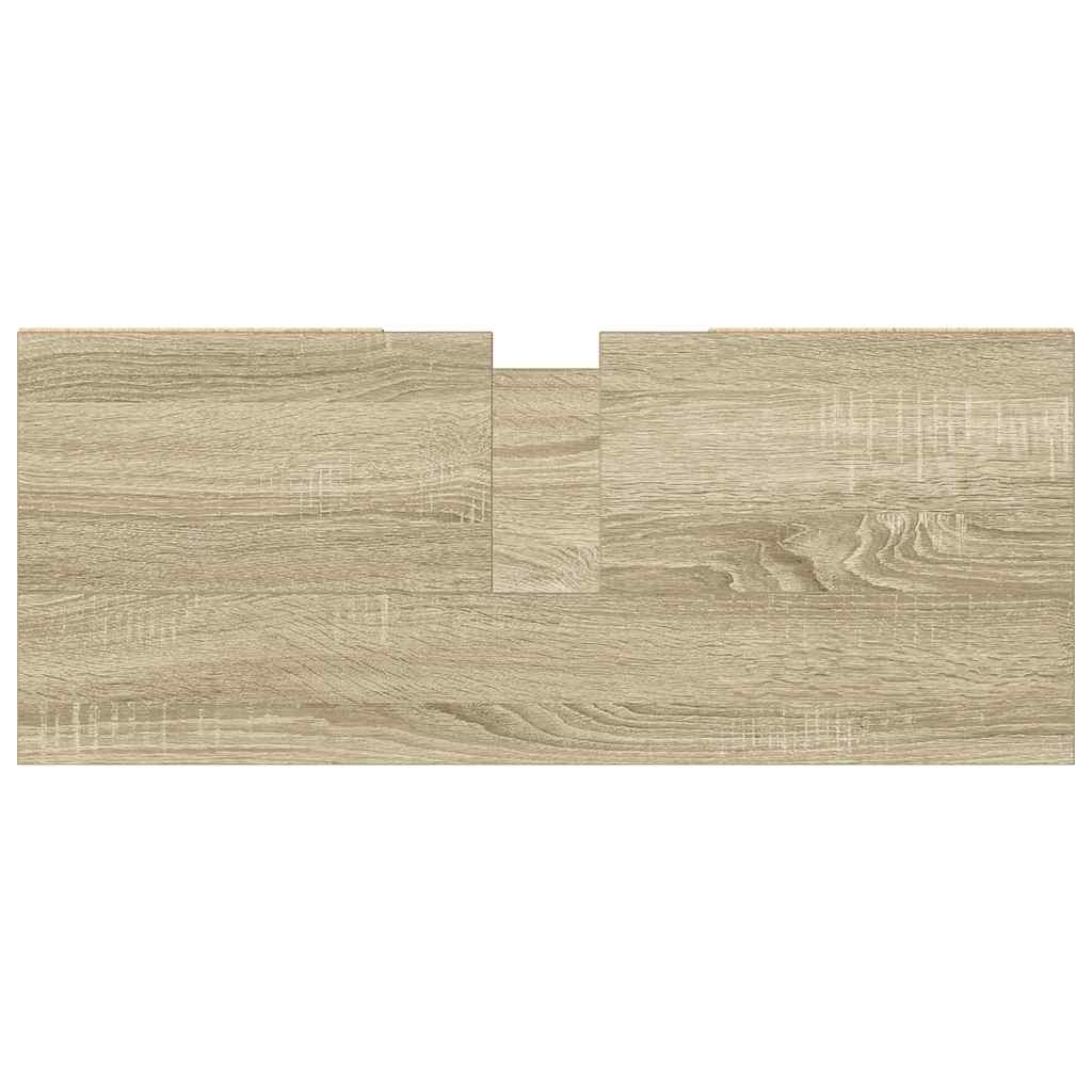 Mobile da Bagno Rovere Sonoma 80x33x60 cm in Legno Multistrato 849684