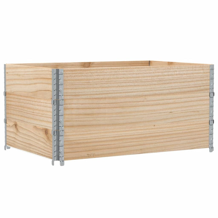 Paretali per Pallet 3 pz 120x80 cm in Legno Massello di Pino 3295366