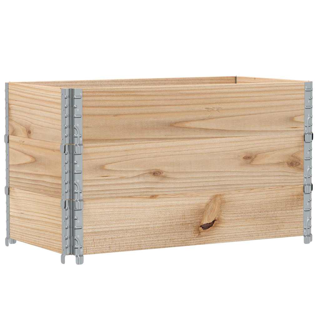 vidaXL Paretali per Pallet 3 pz 100x50 cm in Legno Massello di Pino