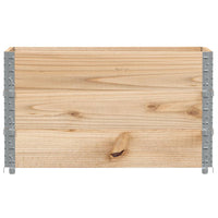 vidaXL Paretali per Pallet 3 pz 100x50 cm in Legno Massello di Pino