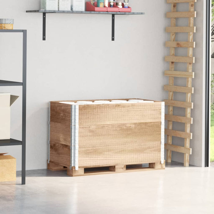 vidaXL Paretali per Pallet 3 pz 100x50 cm in Legno Massello di Pino