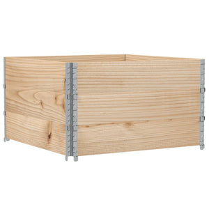Paretali per Pallet 3 pz 100x100 cm in Legno Massello di Pino 3295374
