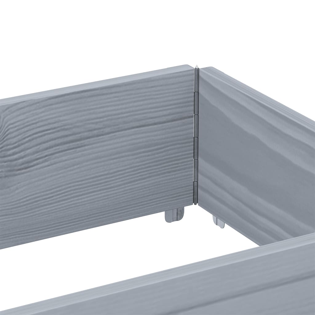 Paretali per Pallet 3pz Grigi 150x50cm Legno Massello di Pino 3295380