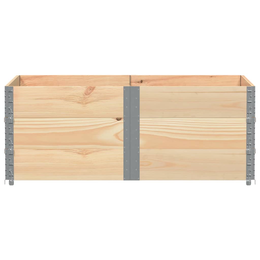 Paretali per Pallet 3 pz 150x100 cm in Legno Massello di Pino 3295382
