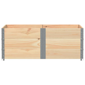 vidaXL Paretali per Pallet 3 pz 150x100 cm in Legno Massello di Pino