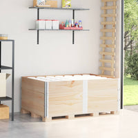 Paretali per Pallet 3 pz 150x100 cm in Legno Massello di Pino 3295382