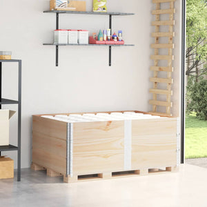 vidaXL Paretali per Pallet 3 pz 150x100 cm in Legno Massello di Pino