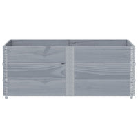 Paretali per Pallet 3pz Grigi 150x100cm Legno Massello di Pino 3295384