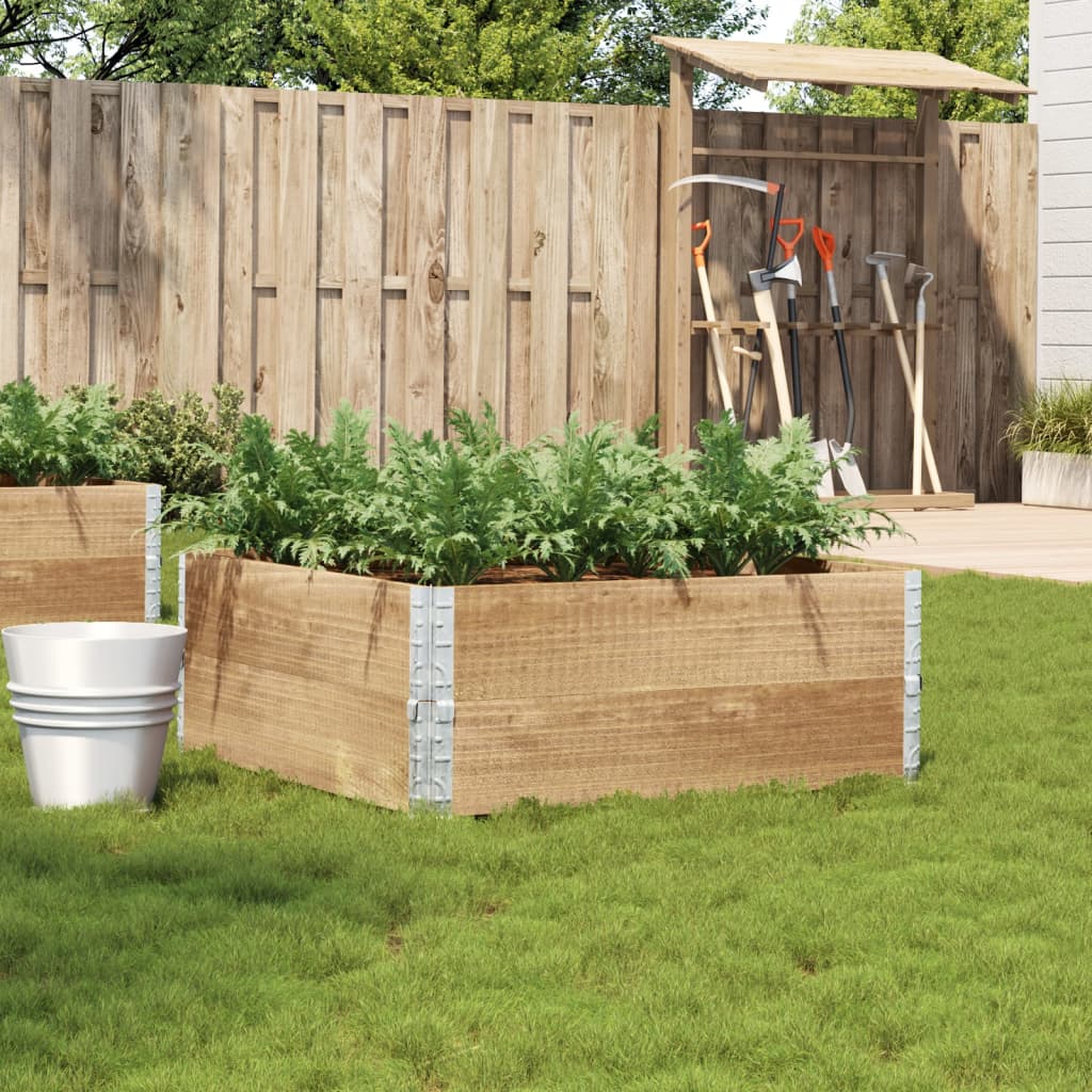Fioriera da Giardino 100x100 cm in Legno Massello di Pino 3295399