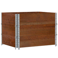 Fioriera da Giardino Marrone 80x60 cm Legno Massello di Pino 3295422