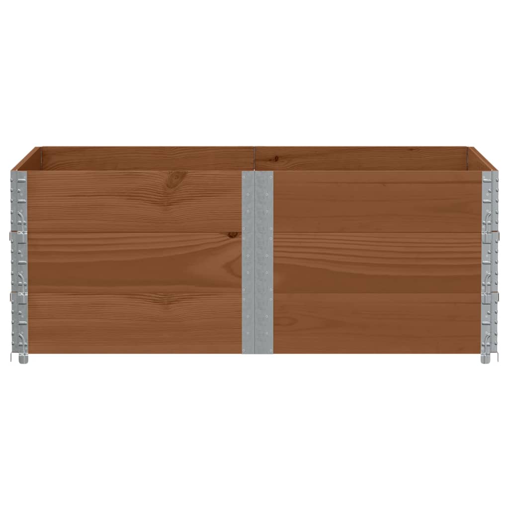 Fioriera da Giardino Marrone 150x100 cm Legno Massello di Pino 3295442
