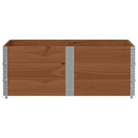 Fioriera da Giardino Marrone 150x100 cm Legno Massello di Pino 3295442