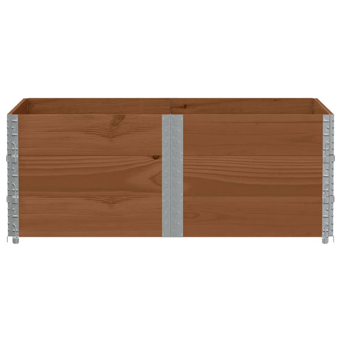 Fioriera da Giardino Marrone 150x100 cm Legno Massello di Pino 3295442