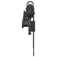 Kit di Binari per Porte Scorrevoli 213,5 cm Acciaio Nero