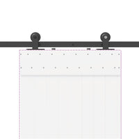 Kit di Binari per Porte Scorrevoli 152,5 cm Acciaio Nero 4009708