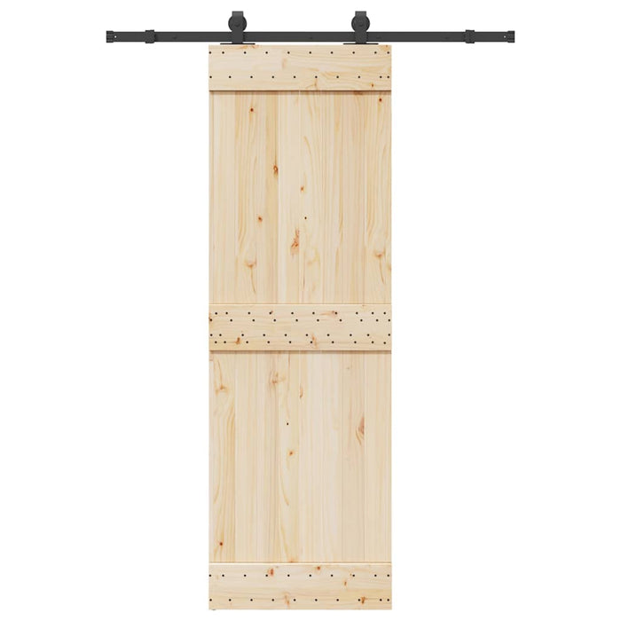 Kit di Binari per Porte Scorrevoli 152,5 cm Acciaio Nero 4009718