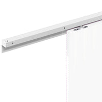 Kit Ferramenta per Porte Scorrevoli 183 cm in Lega di Alluminio