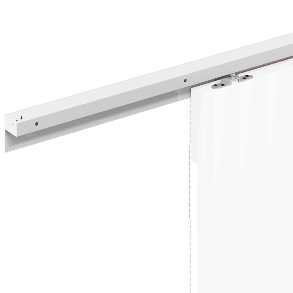 Kit Ferramenta per Porte Scorrevoli 200 cm in Lega di Alluminio 4009753