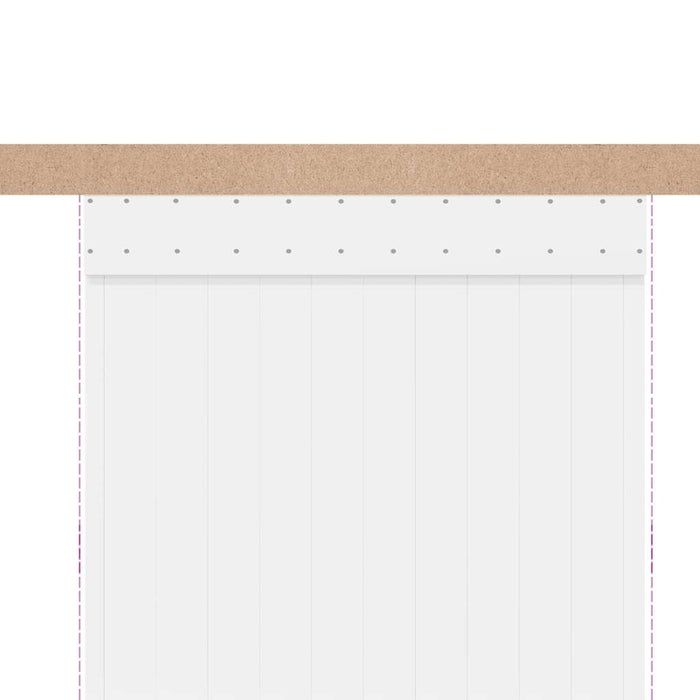 Kit Ferramenta per Porte Scorrevoli 183 cm in Lega di Alluminio 4009756