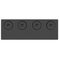 Giuntatore Binario Porta da Fienile per Binario Piatto 8x3 cm 4009762