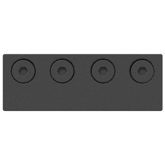 Giuntatore Binario Porta da Fienile per Binario Piatto 8x3 cm 4009762