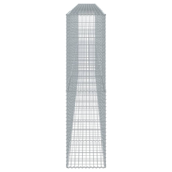 Cesto Gabbione con Copertura 700x50x200 cm Ferro Zincato