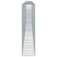 Cesto Gabbione con Copertura 800x50x200 cm Ferro Zincato 3295173