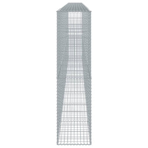 Cesto Gabbione con Copertura 800x50x200 cm Ferro Zincato 3295173