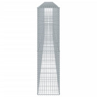 Cesto Gabbione con Copertura 900x50x200 cm in Ferro Zincato 3295174