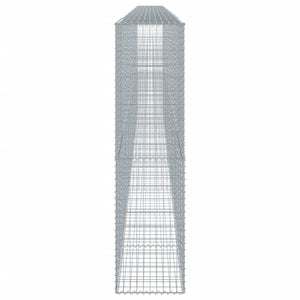 Cesto Gabbione con Copertura 900x50x200 cm in Ferro Zincato 3295174