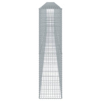 Cesto Gabbione con Copertura 1100x50x200 cm Ferro Zincato 3295176