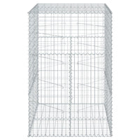 Cesto Gabbione con Copertura 100x100x150 cm in Ferro Zincato 3295213