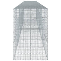 Cesto Gabbione con Copertura 800x100x150 cm in Ferro Zincato