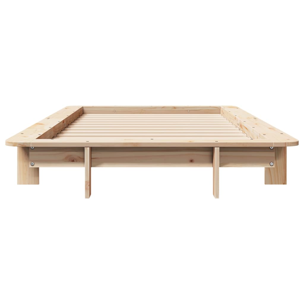 Giroletto senza Materasso 100x200 cm in Legno Massello di Pino 850665