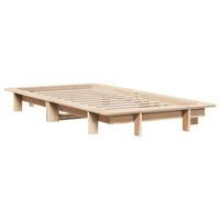 Giroletto senza Materasso 100x200 cm in Legno Massello di Pino 850665