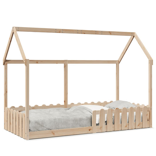 Giroletto Casetta per Bambini 90x200 cm Legno Massello di Pino 850686