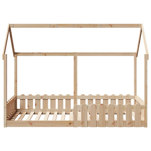 Giroletto Casetta per Bambini 90x200 cm Legno Massello di Pino 850686