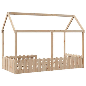 Giroletto Casetta per Bambini 90x200 cm Legno Massello di Pino 850686