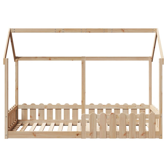 Giroletto Casetta per Bambini 80x200 cm Legno Massello di Pino 850689
