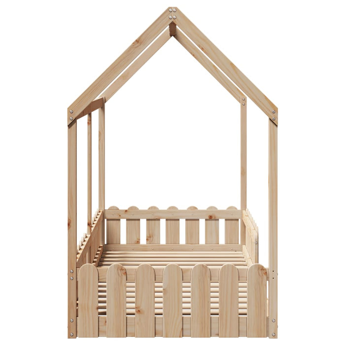 Giroletto per Bambini 90x190 cm in Legno Massello di Pino 850692