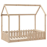 Giroletto Casetta per Bambini 80x160 cm Legno Massello di Pino 850695