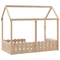 Giroletto Casetta per Bambini 80x160 cm Legno Massello di Pino 850695