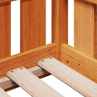 Giroletto Casetta Bambini Marrone Cera 70x140 cm Massello Pino 850700