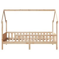 Giroletto Casetta per Bambini 90x200 cm Legno Massello di Pino