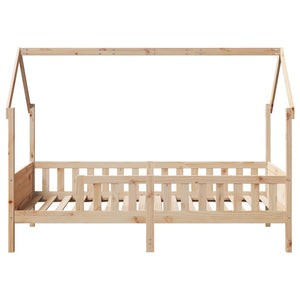 Giroletto Casetta per Bambini 90x200 cm Legno Massello di Pino 850701