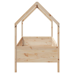 vidaXL Giroletto Casetta per Bambini 80x200 cm Legno Massello di Pino