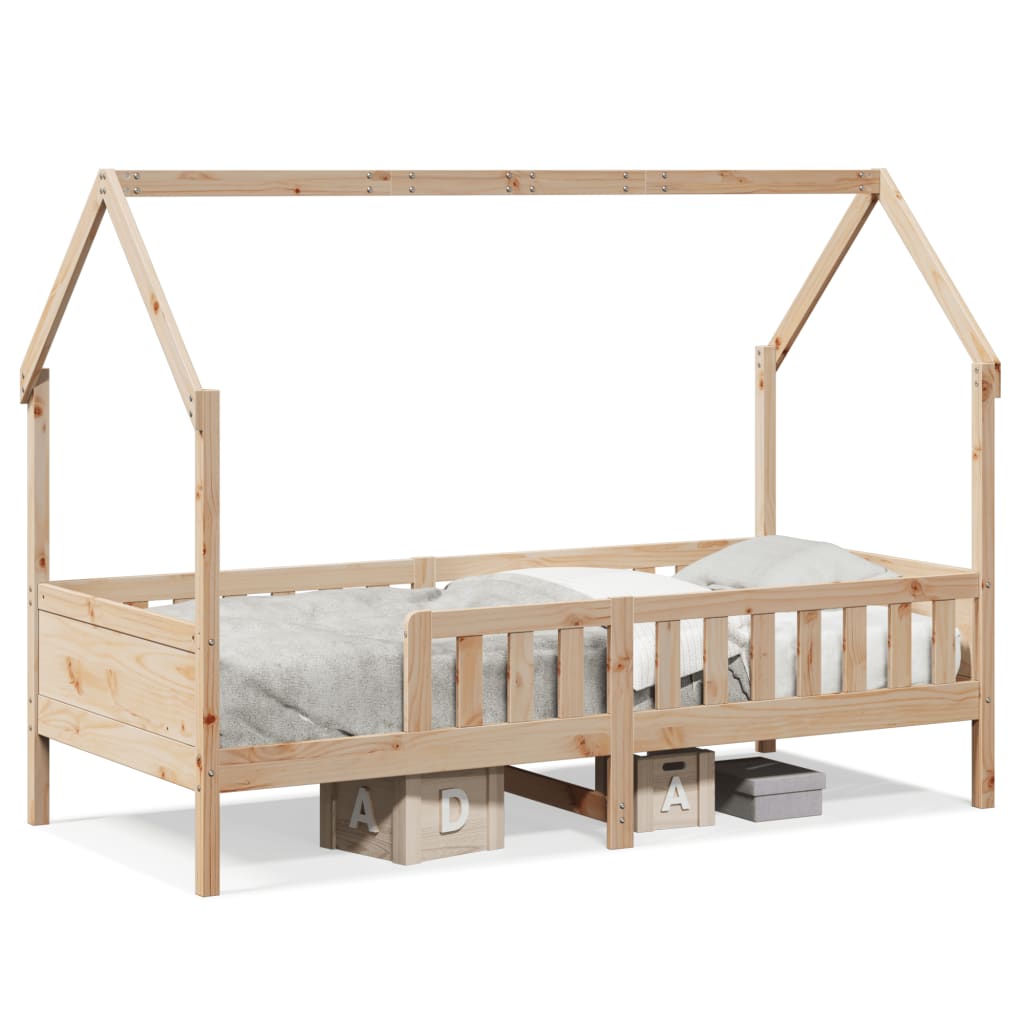 Giroletto per Bambini 90x190 cm in Legno Massello di Pino 850707